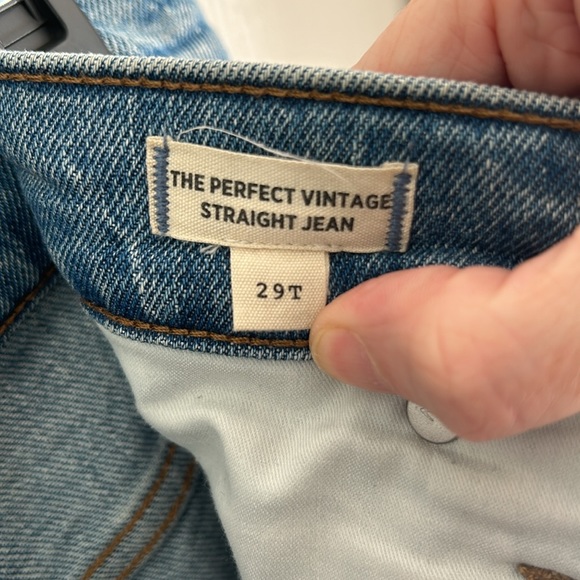 Madewell Perfect Vintage Straight Jean 29T - Picture 4 of 6
